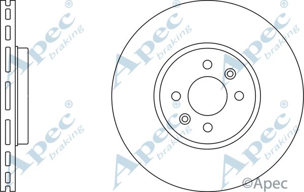 APEC BRAKING Тормозной диск DSK2377